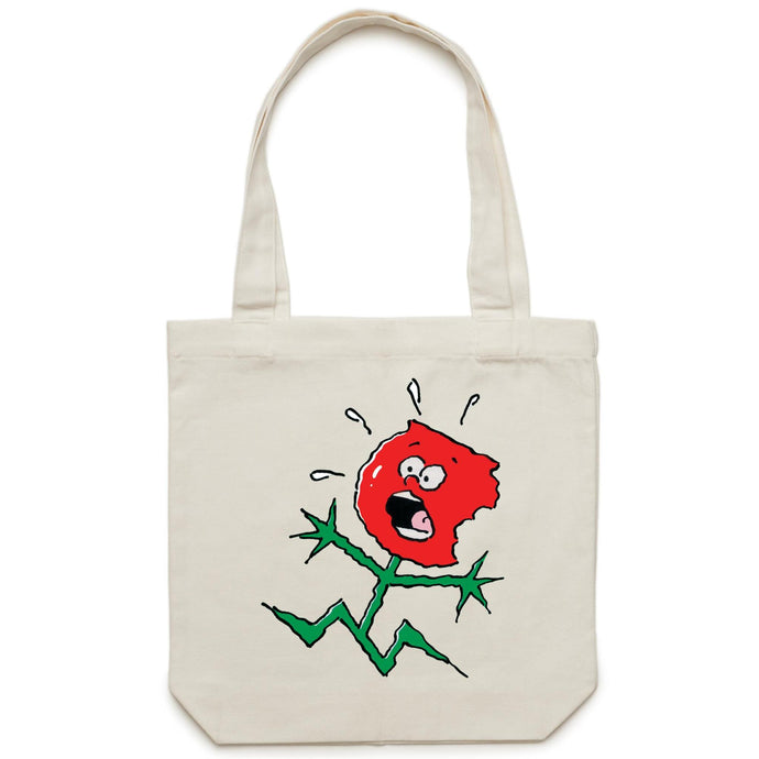 Toffee Apple Canvas Tote Bag